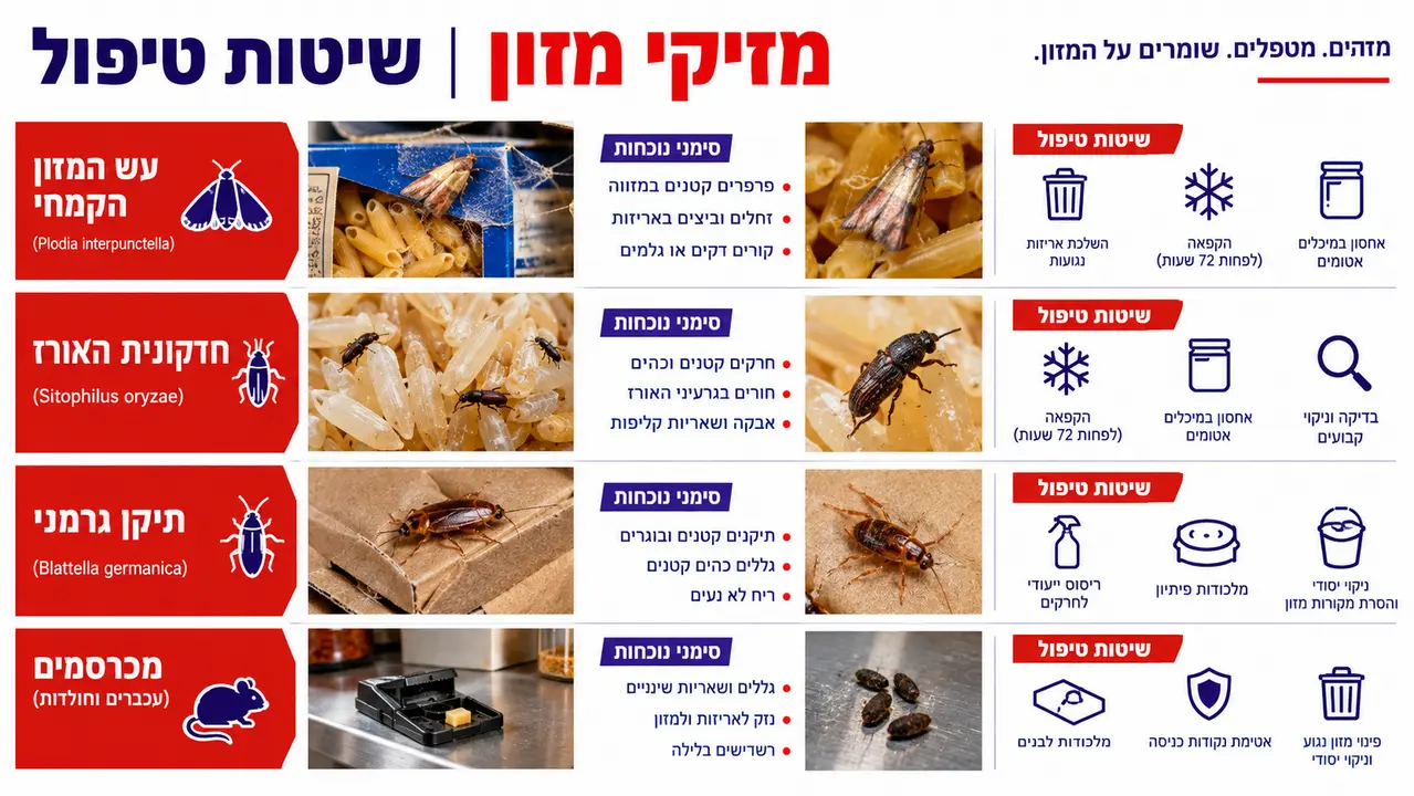 הכנת המחסן לקראת הגעת מדביר מוסמך