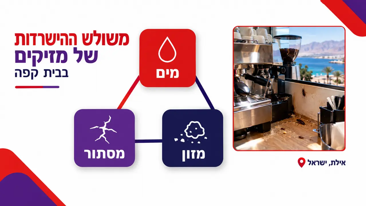 דרכי טיפול לפי סוג מזיק והשפעתן על שגרת העבודה